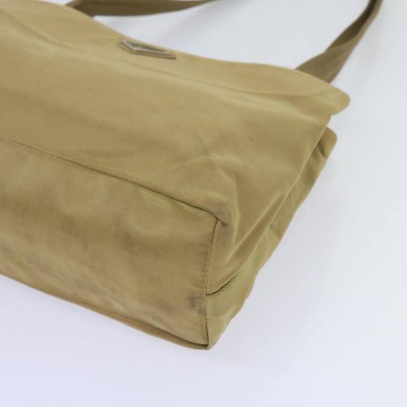 PRADA Shoulder Bag Nylon Beige Auth ac2724 - Picture 15 of 16